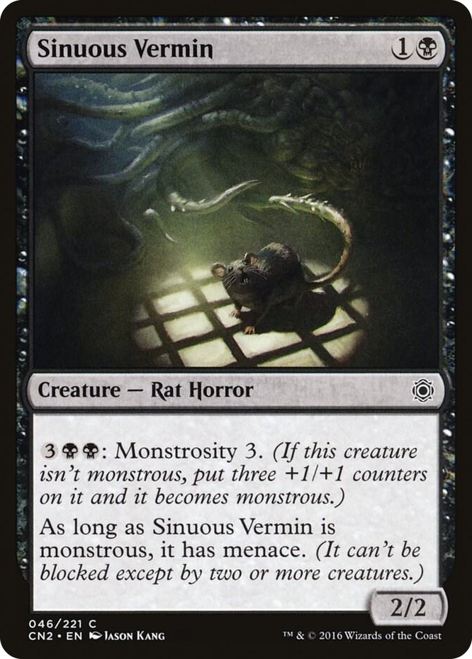 Sinuous Vermin #46 C - Conspiracy: Take the Crown Pokemon card