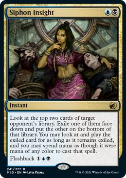 0241 Siphon Insight R Innistrad: Midnight Hunt