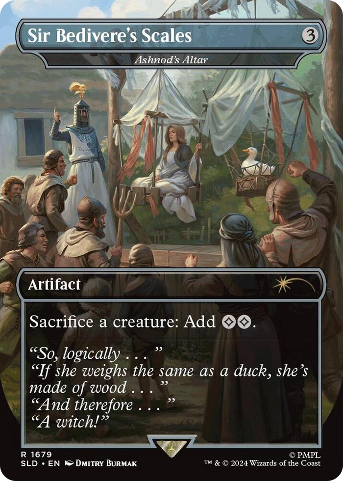 Sir Bedivere's Scales - Ashnod's Altar #1679 R - Secret Lair Drop Series Pokemon card