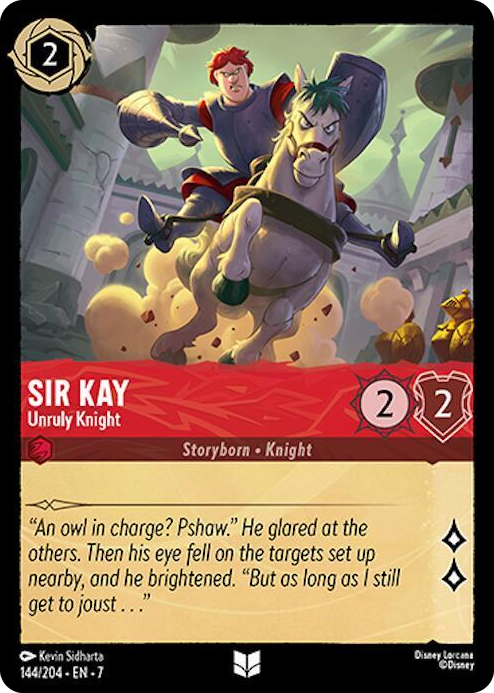 0144 Sir Kay - Unruly Knight Uncommon Archazia's Island