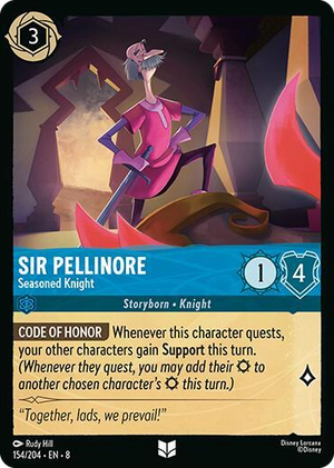 0154 Sir Pellinore - Seasoned Knight Uncommon Reign of Jafar