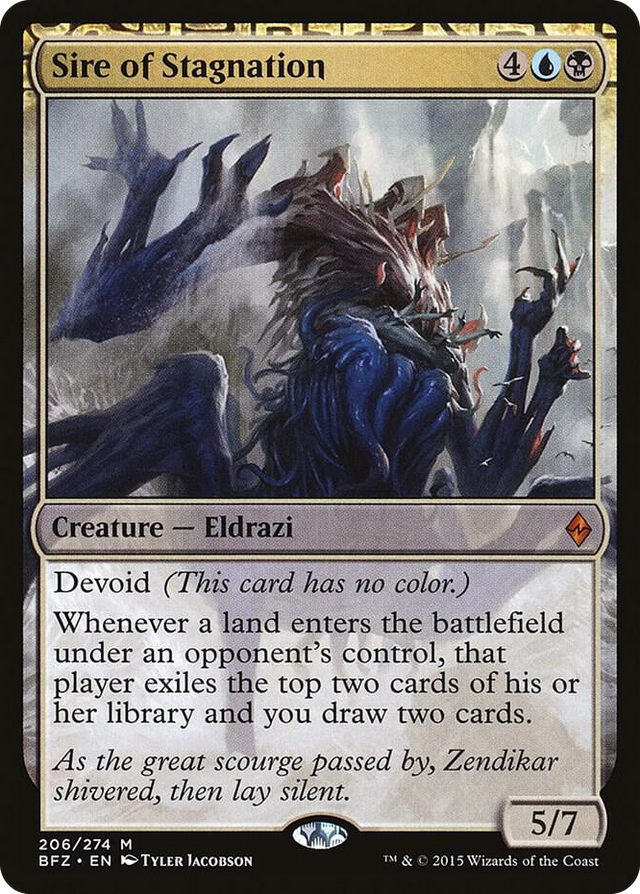 0206 Sire of Stagnation M Battle for Zendikar