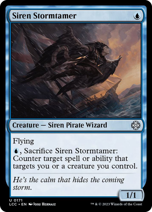 0171 Siren Stormtamer U Commander: The Lost Caverns of Ixalan
