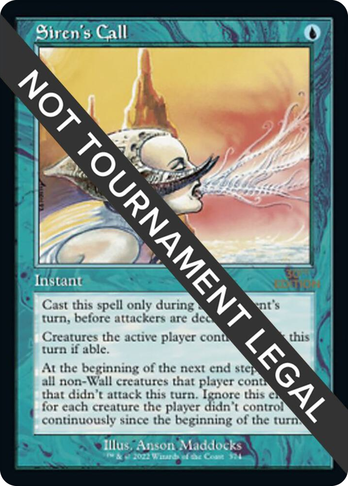 0374 Siren's Call (Retro Frame) U 30th Anniversary Edition