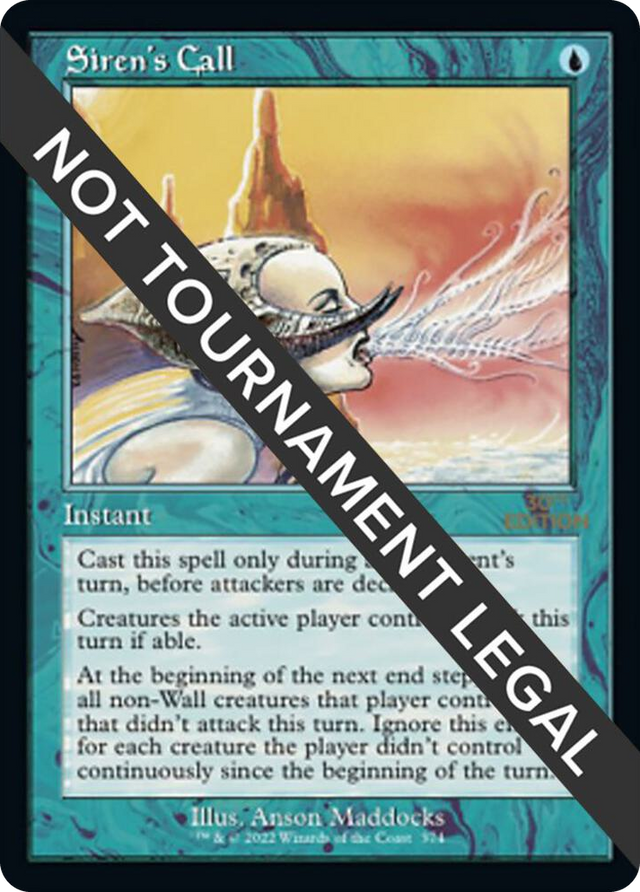 0374 Siren's Call (Retro Frame) U 30th Anniversary Edition