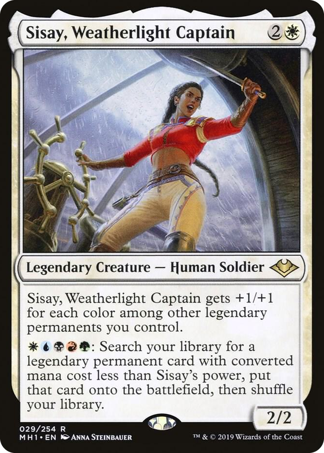 0029 Sisay, Weatherlight Captain R Modern Horizons