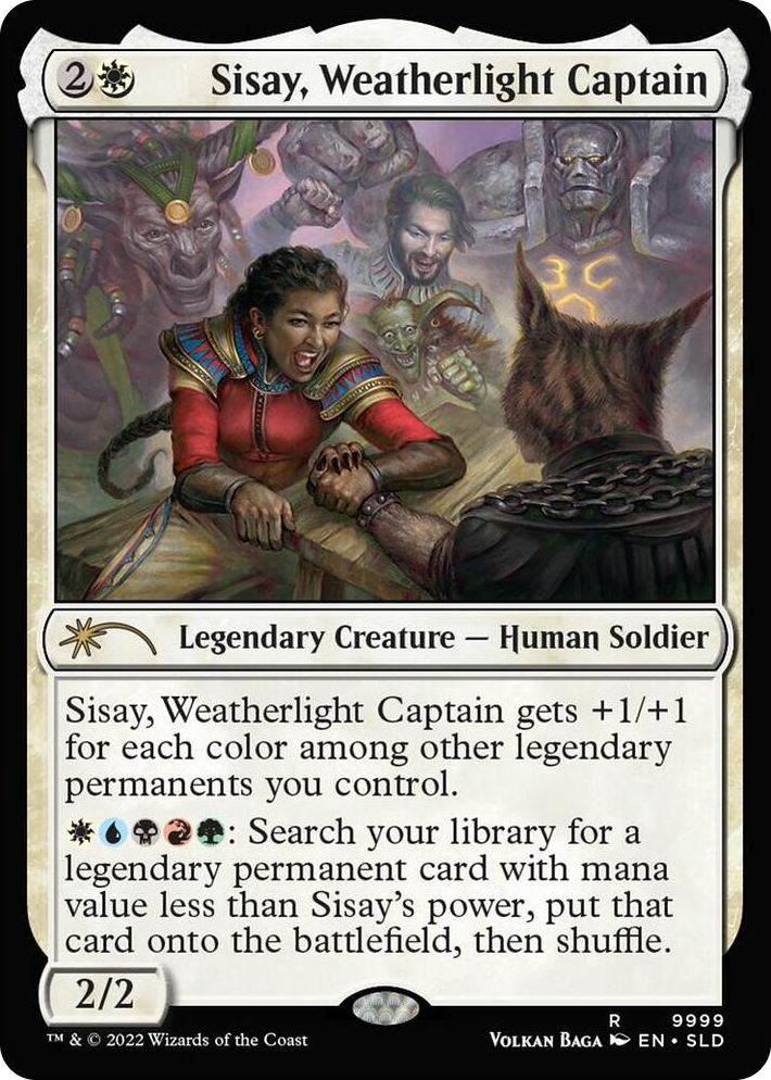 9999 Sisay, Weatherlight Captain R Secret Lair Drop Series