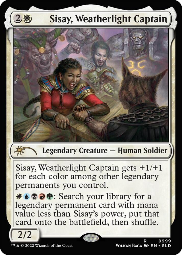 9999 Sisay, Weatherlight Captain R Secret Lair Drop Series