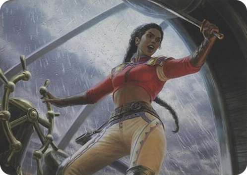 0016 Sisay, Weatherlight Captain (Art Series) S Art Series: Modern Horizons