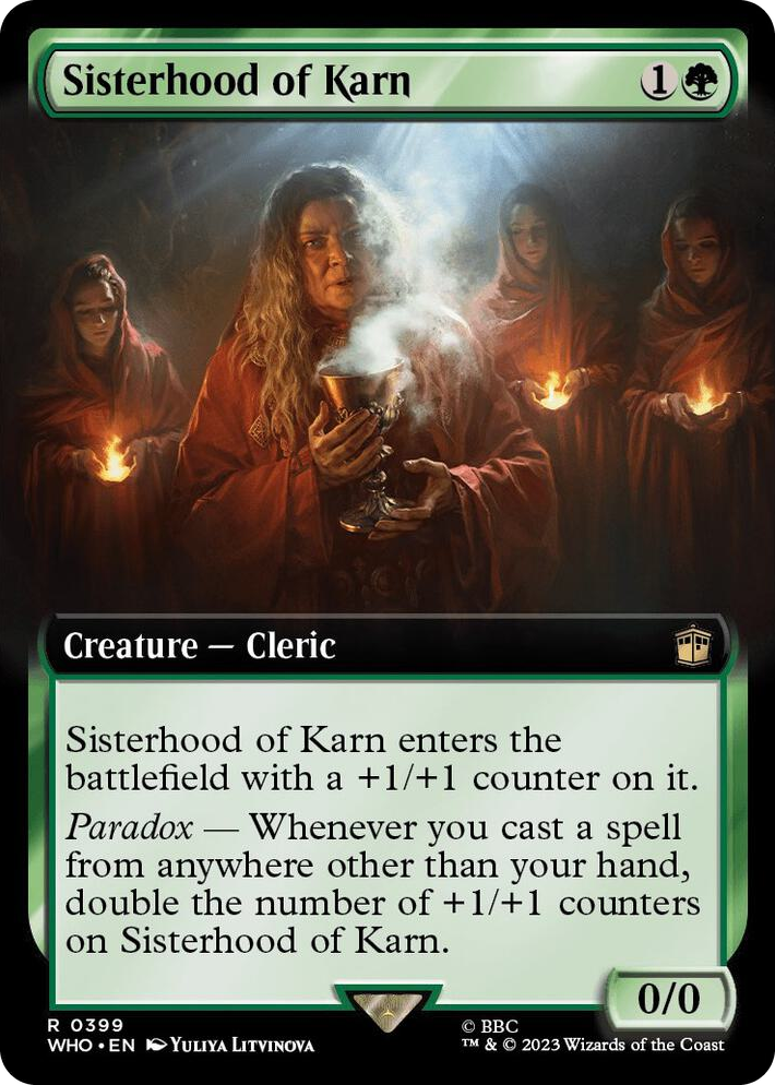 0399 Sisterhood of Karn (Extended Art) R Universes Beyond: Doctor Who
