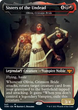 0343 Sisters of the Undead - Olivia, Crimson Bride M Innistrad: Crimson Vow
