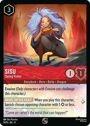 0009 Sisu - Daring Visitor Promo Disney Lorcana Promo Cards