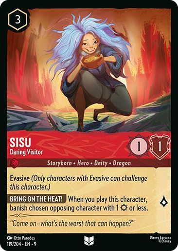 0119 Sisu - Daring Visitor Uncommon Fabled