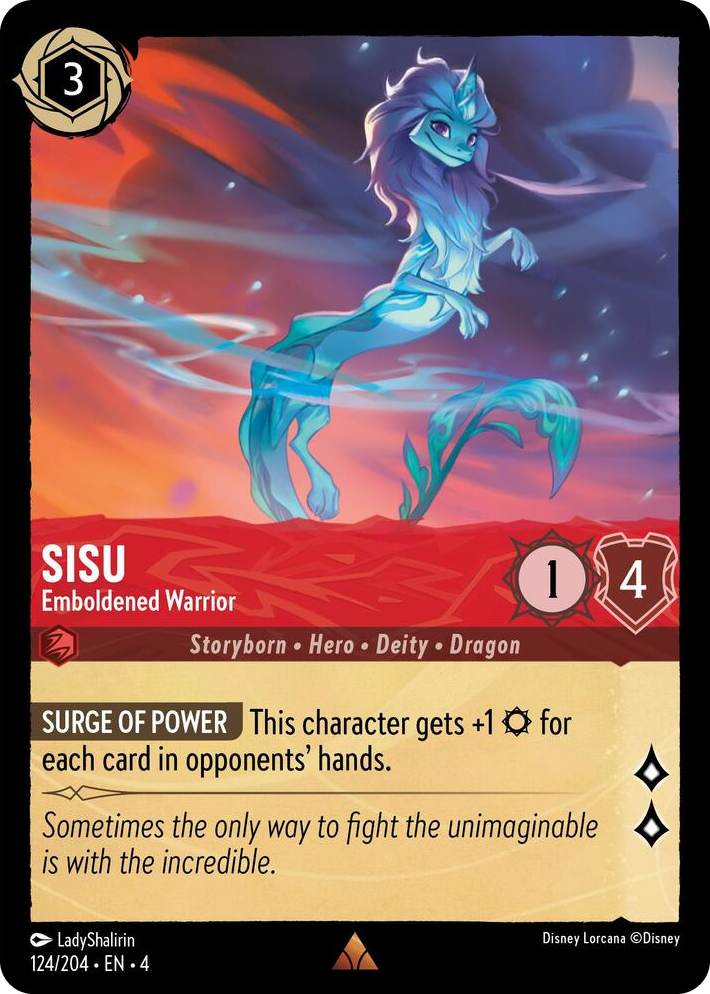 0124 Sisu - Emboldened Warrior Rare Ursula's Return