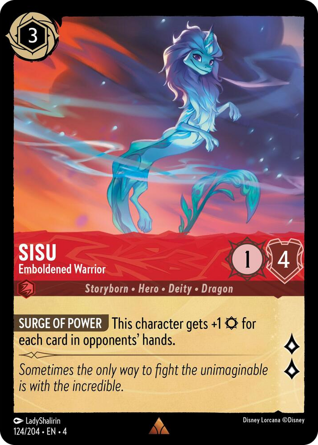 0124 Sisu - Emboldened Warrior Rare Ursula's Return