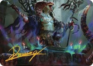 0032 Sivriss, Nightmare Speaker Art Card (32/81) (Gold-Stamped Signature) S Art Series: Commander Legends: Battle for Baldur's Gate