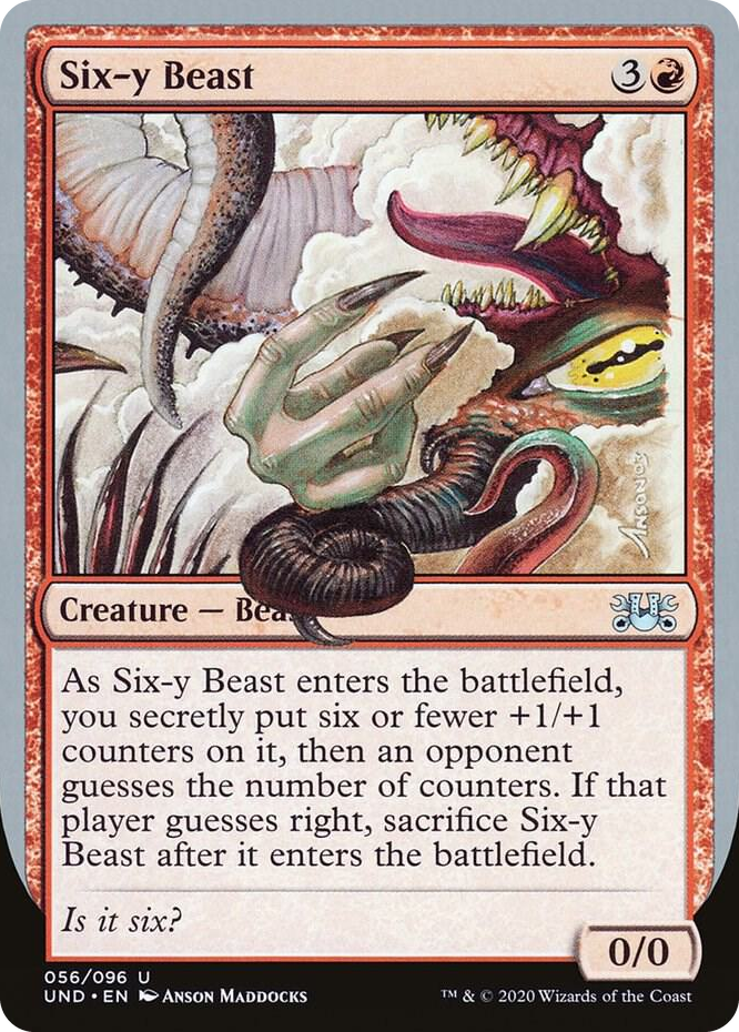 0056 Six-y Beast U Unsanctioned