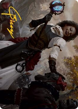 0029 Skaab Wrangler Art Card (Gold-Stamped Signature) S Art Series: Innistrad: Midnight Hunt