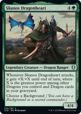 0255 Skanos Dragonheart U Commander Legends: Battle for Baldur's Gate
