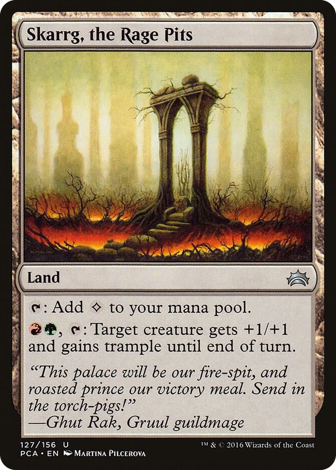 Skarrg, the Rage Pits #127 U - Planechase Anthology Pokemon card