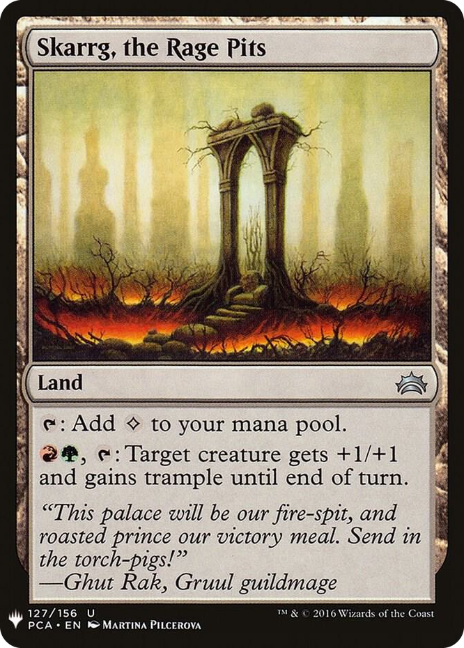 Skarrg, the Rage Pits #127 U - The List Reprints Pokemon card