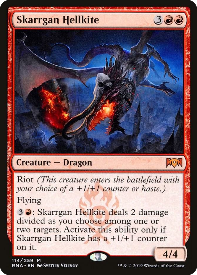 0114 Skarrgan Hellkite M Ravnica Allegiance