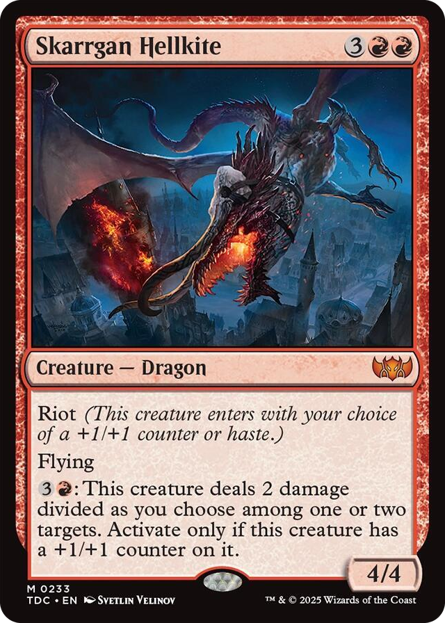0233 Skarrgan Hellkite M Commander: Tarkir: Dragonstorm