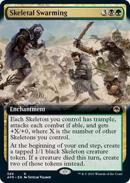0389 Skeletal Swarming (Extended Art) R Adventures in the Forgotten Realms