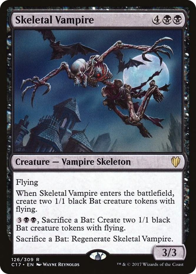 0126 Skeletal Vampire R Commander 2017
