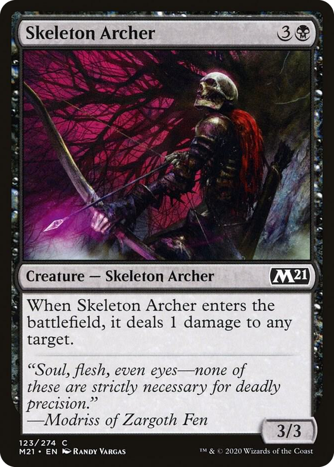0123 Skeleton Archer C Core Set 2021