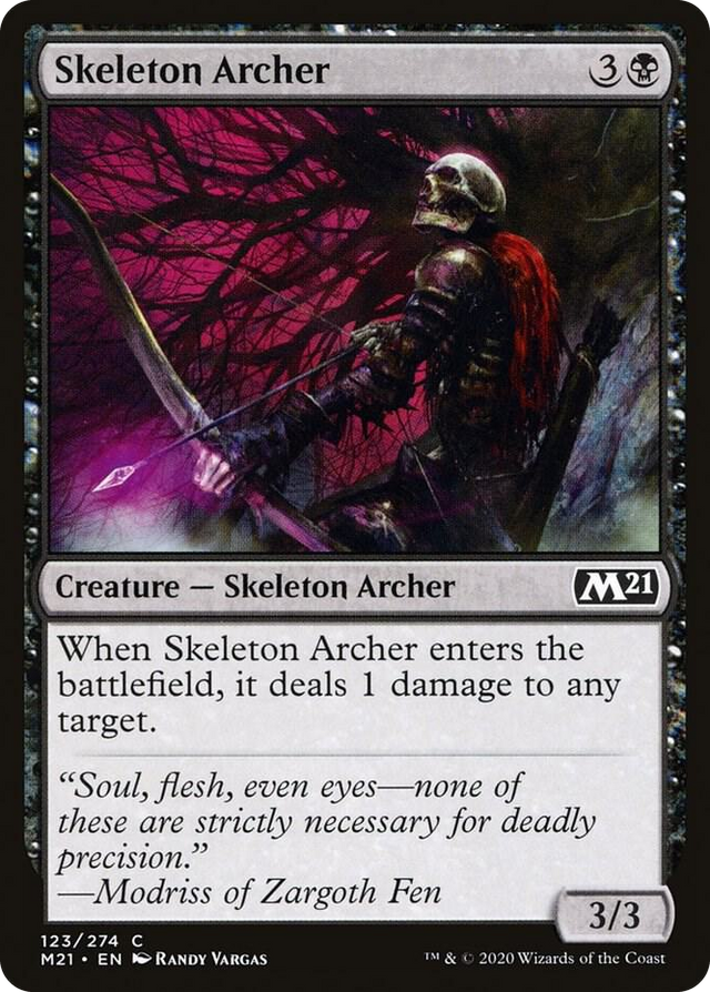 0123 Skeleton Archer C Core Set 2021