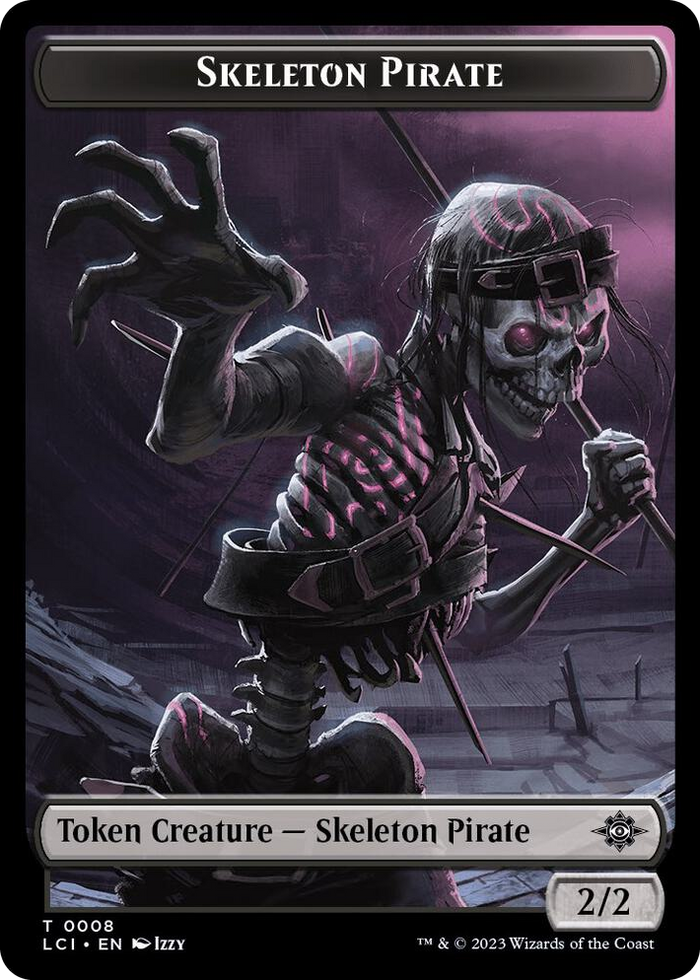 Skeleton Pirate Token #8 T - The Lost Caverns of Ixalan Pokemon card