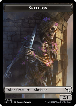 0005 Skeleton Token T Murders at Karlov Manor