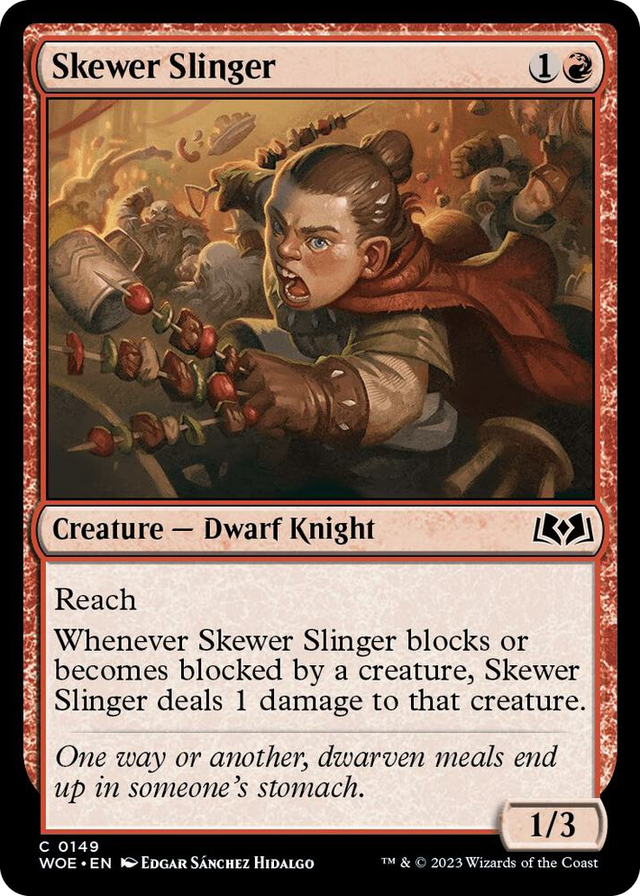 0149 Skewer Slinger C Wilds of Eldraine