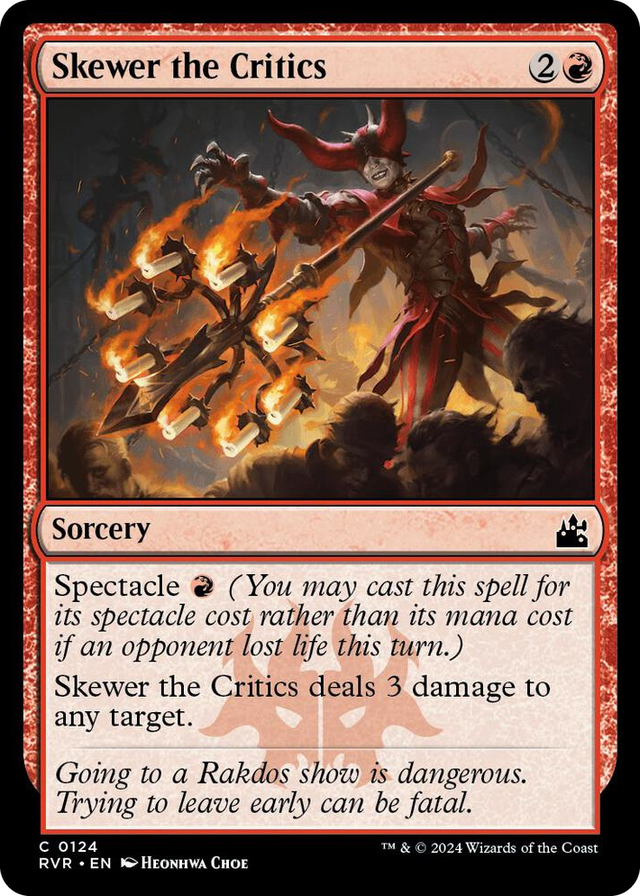 0124 Skewer the Critics C Ravnica Remastered