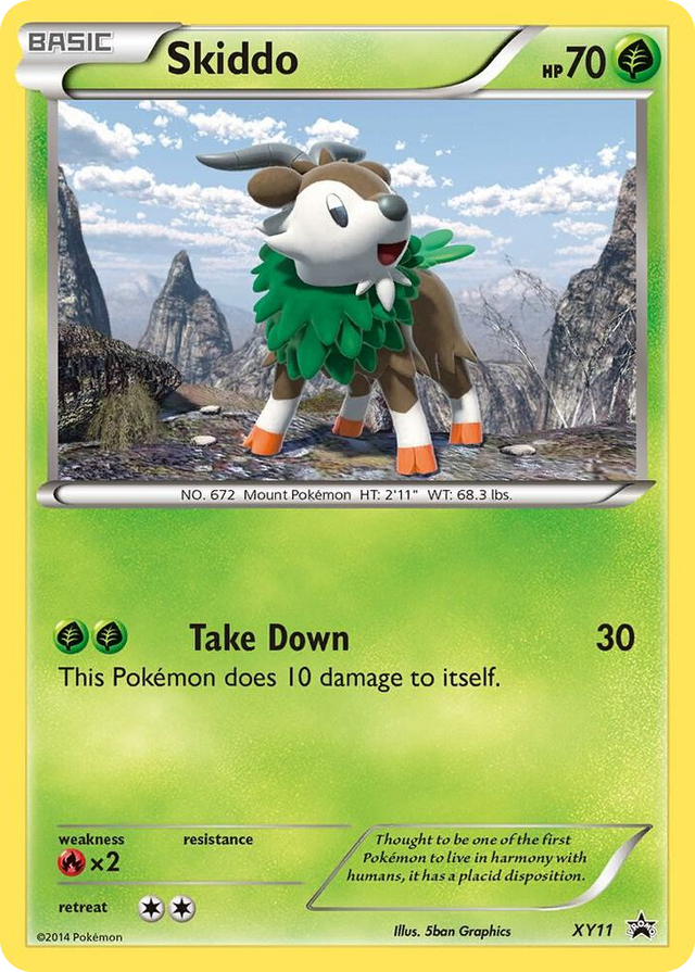 XY011 Skiddo - XY11 Promo XY Promos