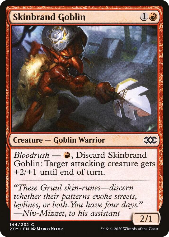 0144 Skinbrand Goblin C Double Masters