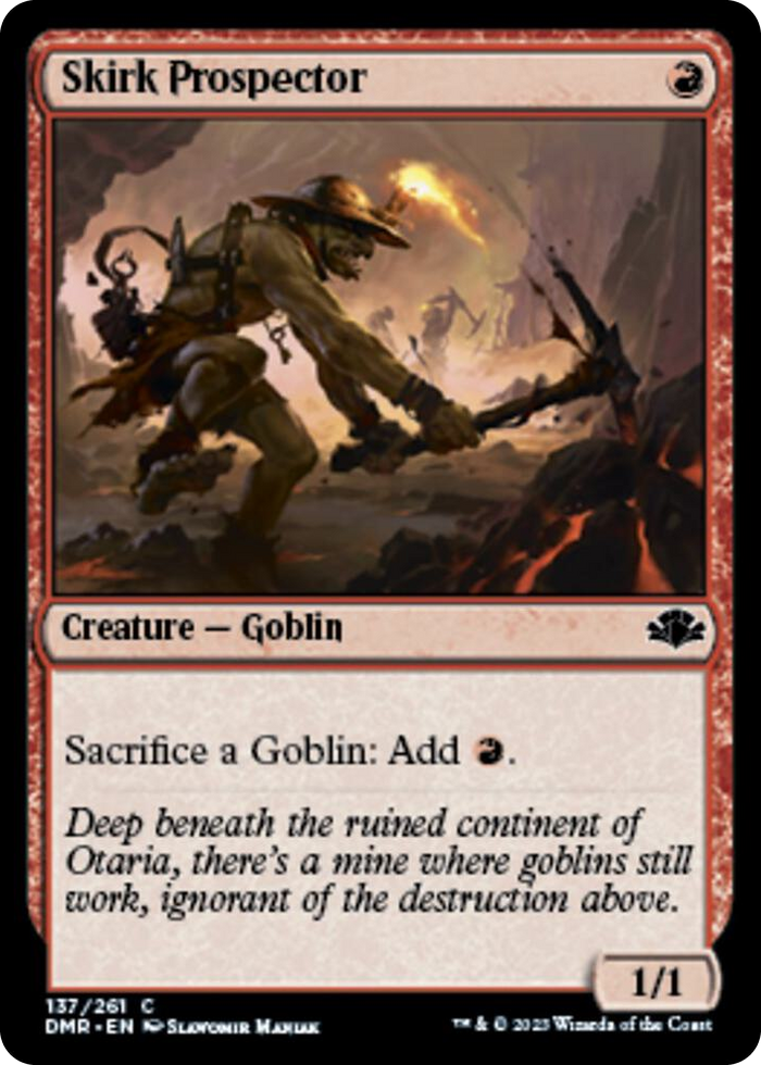 Skirk Prospector #137 C - Dominaria Remastered Pokemon card