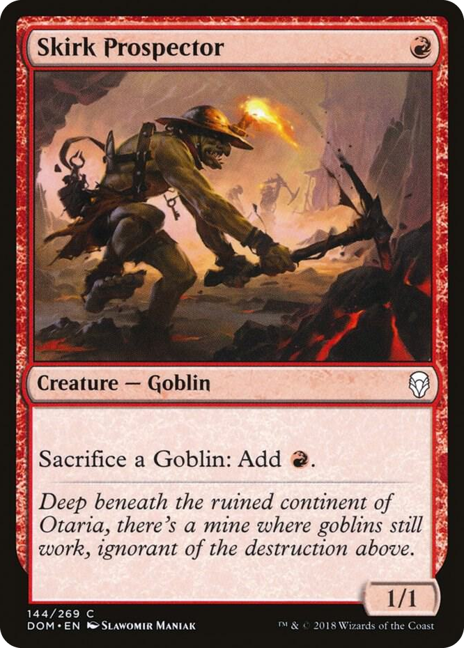 0144 Skirk Prospector C Dominaria