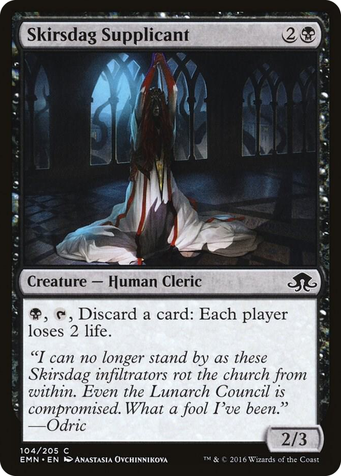 Skirsdag Supplicant #104 C - Eldritch Moon Pokemon card