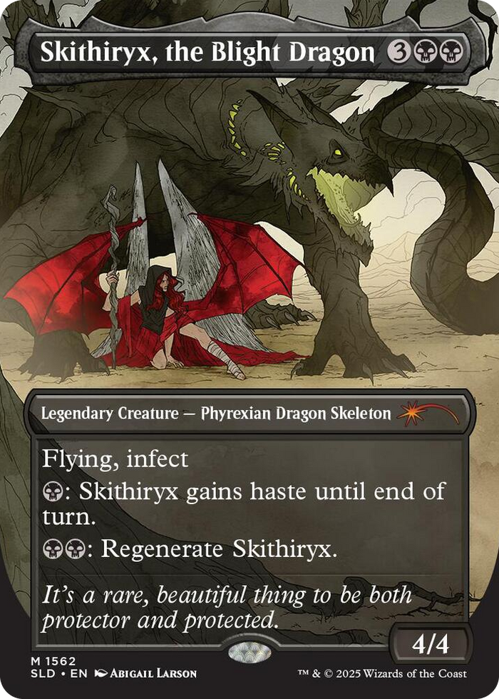 Skithiryx, the Blight Dragon #1562 M - Secret Lair Drop Series Pokemon card