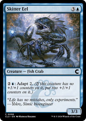 0098 Skitter Eel C Ravnica: Clue Edition