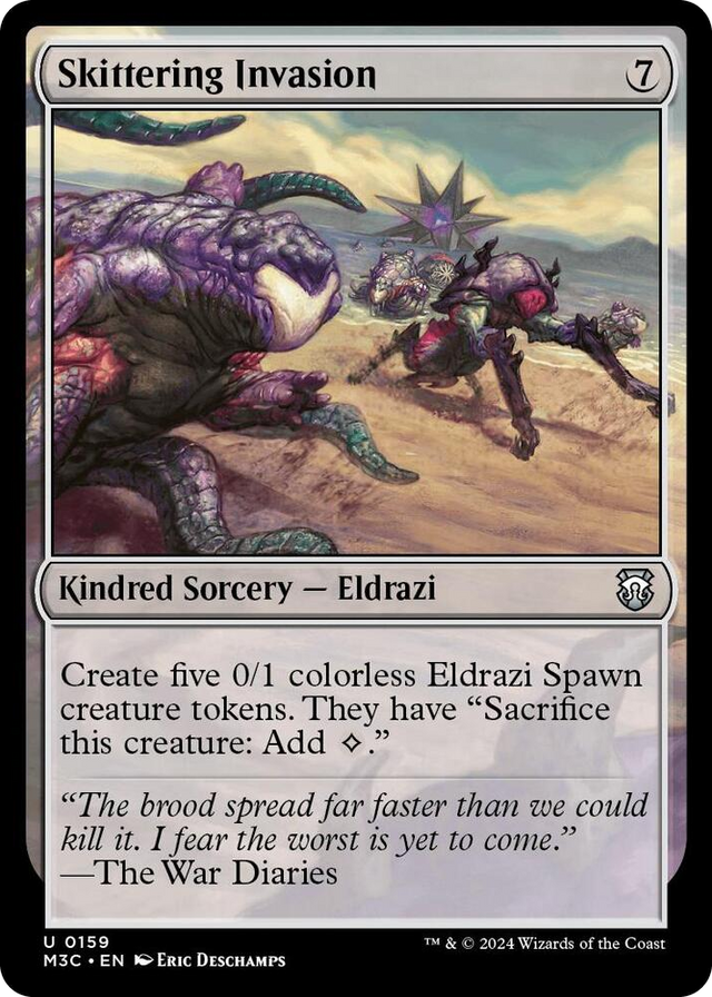 0159 Skittering Invasion U Commander: Modern Horizons 3