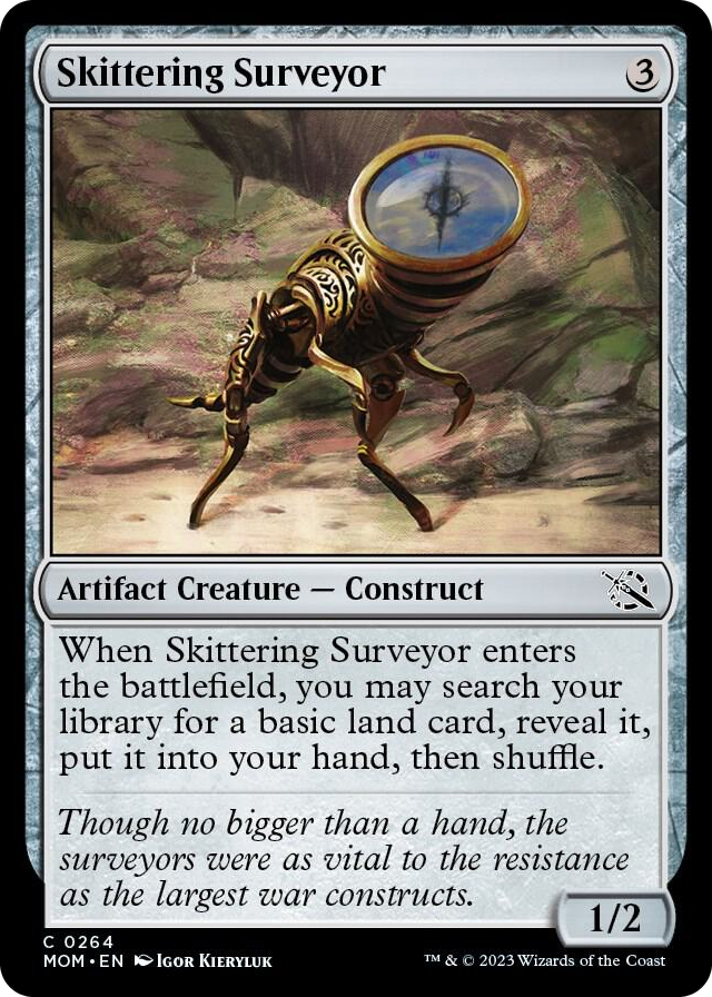 Skittering Surveyor #264 C - March of the Machine Pokemon card