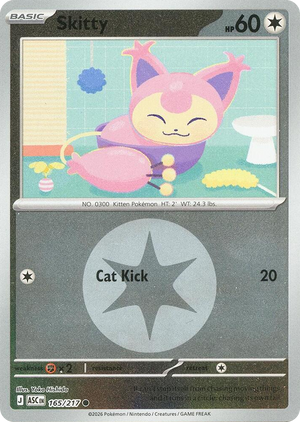 0165 Skitty (Energy Symbol Pattern) Common Ascended Heroes