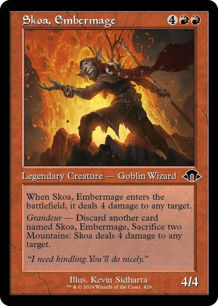 0420 Skoa, Embermage (Retro Frame) C Modern Horizons 3