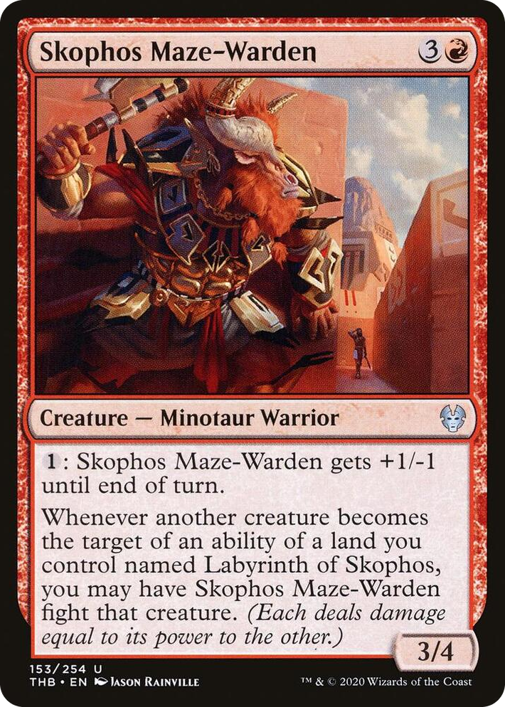0153 Skophos Maze-Warden U Theros Beyond Death