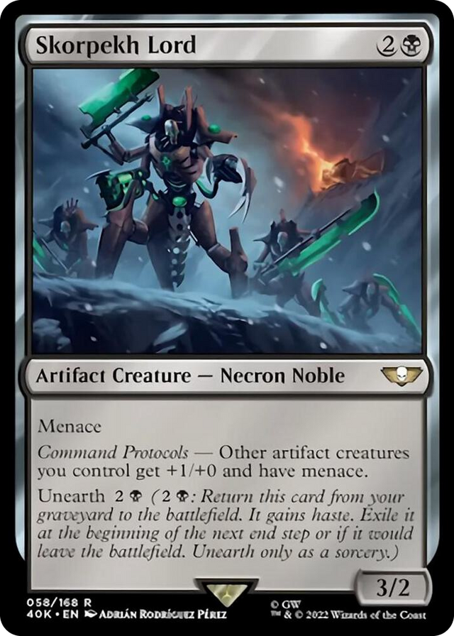 0058 Skorpekh Lord R Universes Beyond: Warhammer 40,000