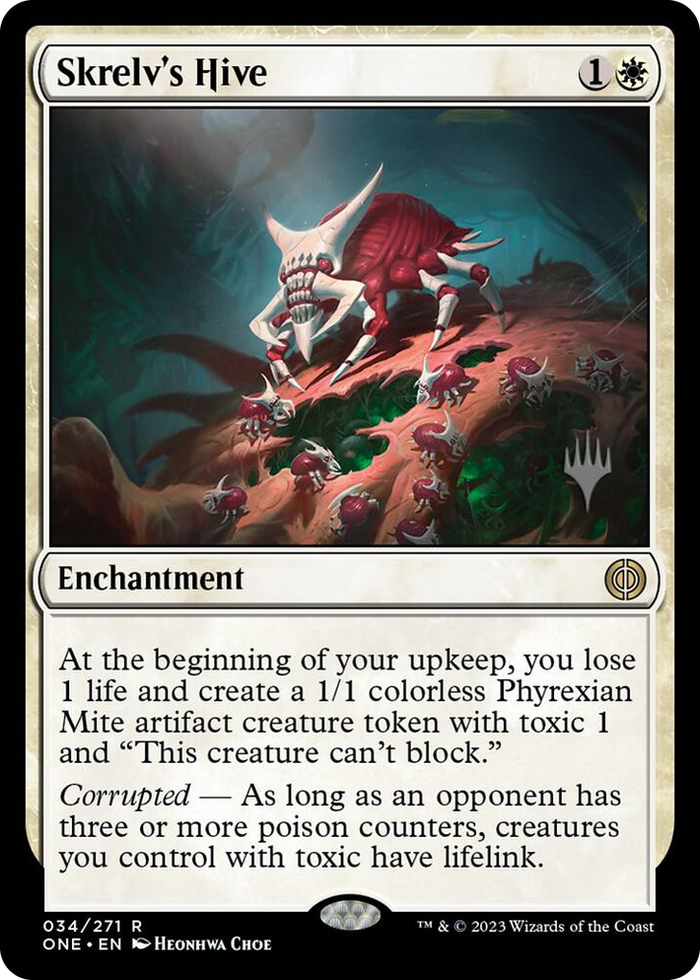 Skrelv's Hive #34 R - Promo Pack: Phyrexia: All Will Be One Pokemon card