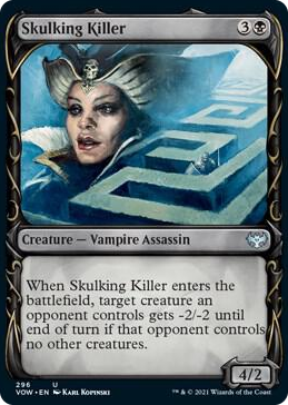 0296 Skulking Killer (Showcase) U Innistrad: Crimson Vow